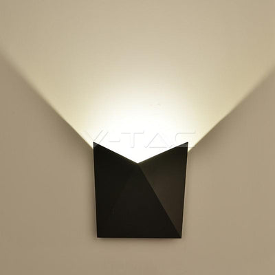 5W LED WALL LIGHT CORPO NERO IP65 3000K