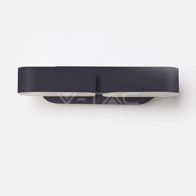 12W LED WALL LAMP MOVABLE CORPO NERO 3000K