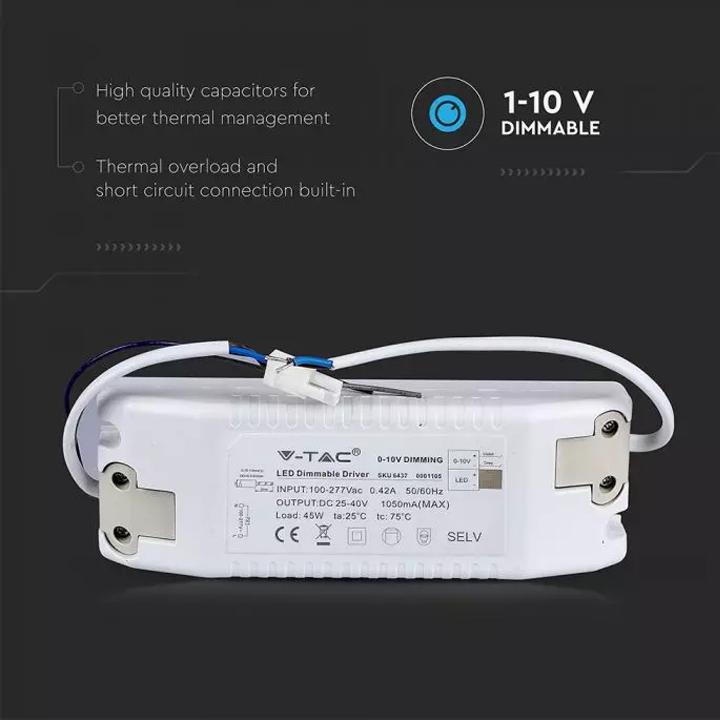 45W DIMMABLE DRIVER FOR PANEL