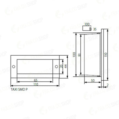 LAMPADA DA INCASSO TAXI SMD P C/M-NW - KANLUX