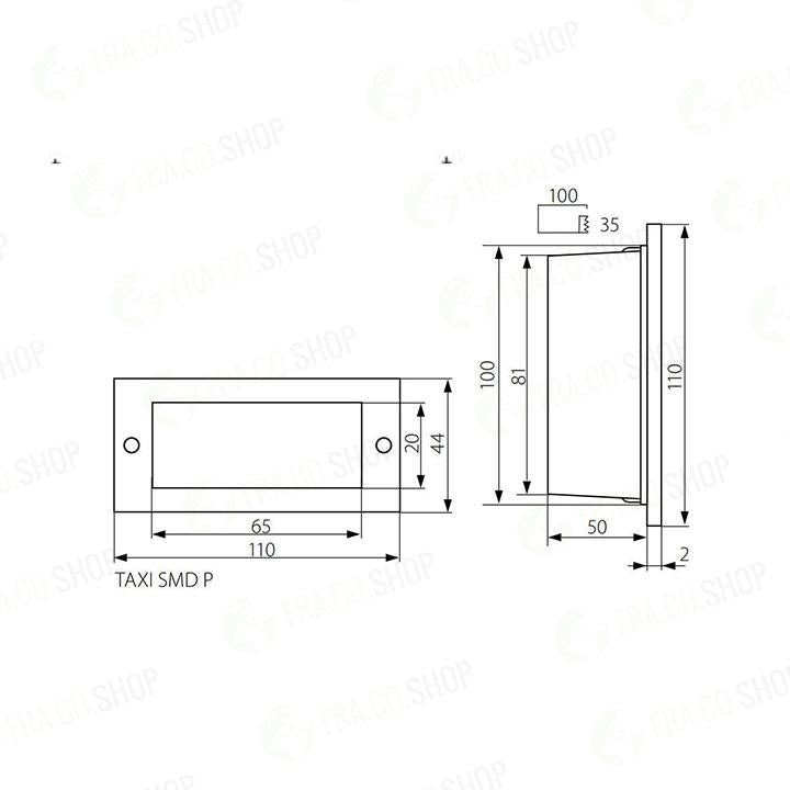 LAMPADA DA INCASSO TAXI SMD P C/M-WW - KANLUX