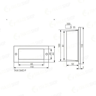 LAMPADA DA INCASSO TAXI SMD P C/M-WW - KANLUX