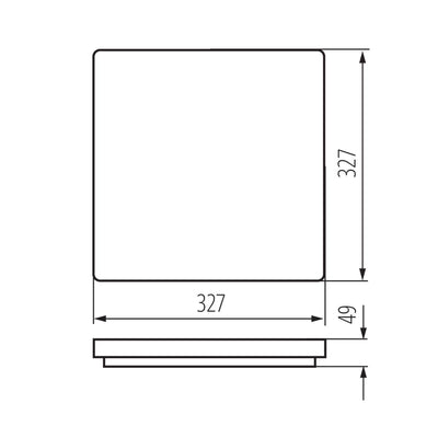 PLAFONIERA LED VARSO LED 24W-NW-L - KANLUX