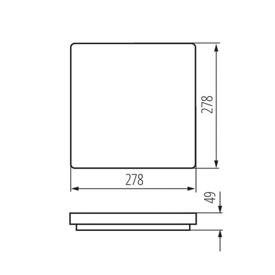 PLAFONIERA LED VARSO LED 18W-NW-L - KANLUX