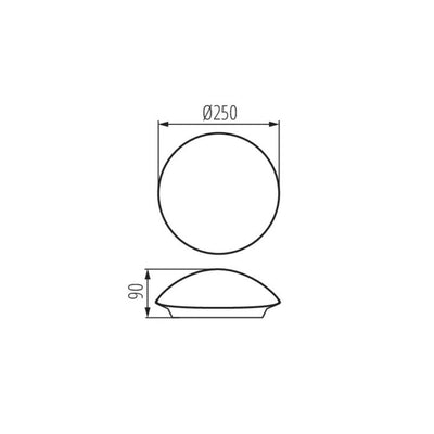 PLAFONIERA PLAFMIN O - KANLUX