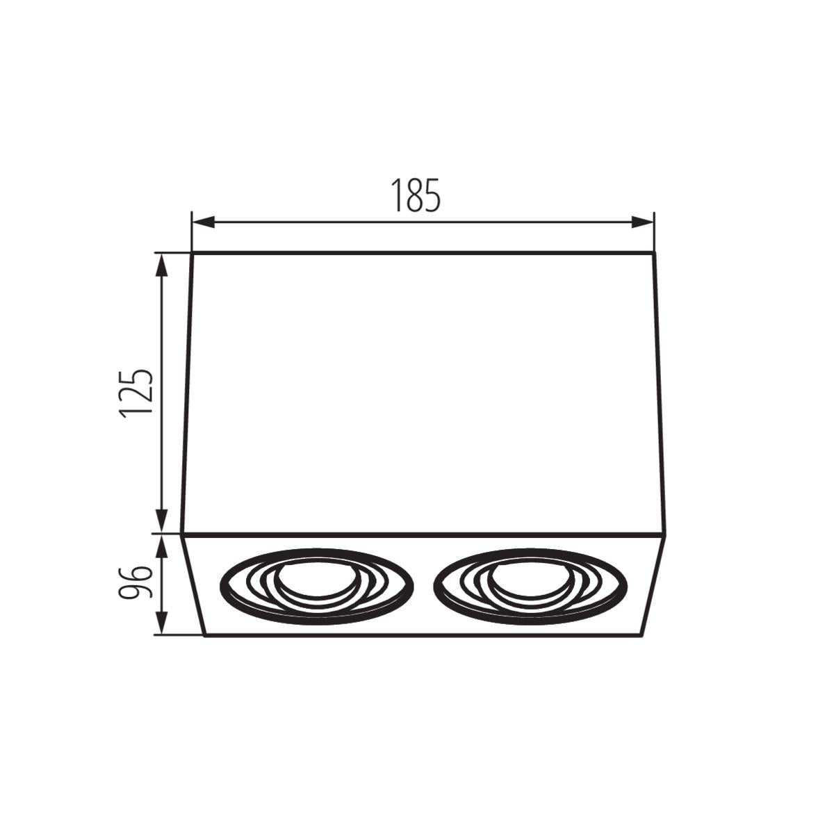 FARETTO DECORATIVO GORD DLP 250-W - KANLUX