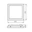 PLAFONIERA LED TYBIA LED 38W-NW - KANLUX