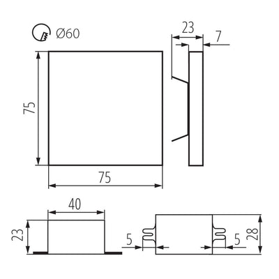 LAMPADA LED PER SCALE APUS LED AC-WW - KANLUX