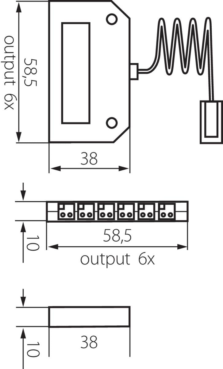 DISTRIBUTORE DB-FF6 12/24VDC - KANLUX