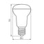 LAMPADINA LED SIGO R63 LED E27-NW - KANLUX