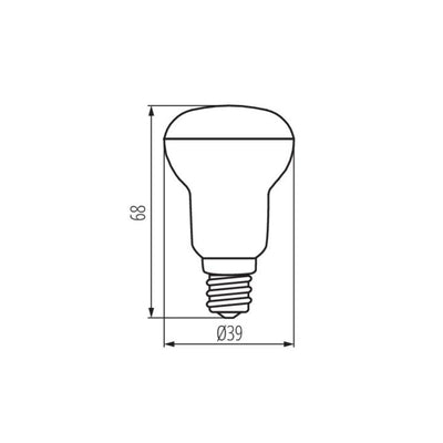 LAMPADINA LED SIGO R39 LED E14-NW - KANLUX