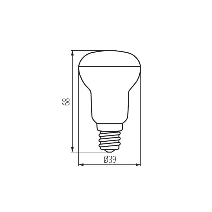 LAMPADINA LED SIGO R39 LED E14-WW - KANLUX