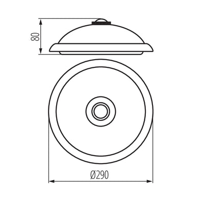 PLAFONIERA LED FOGLER LED 14W-NW - KANLUX