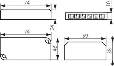 ALIMENTATORE LED DRIFT LED F 0-18W - KANLUX