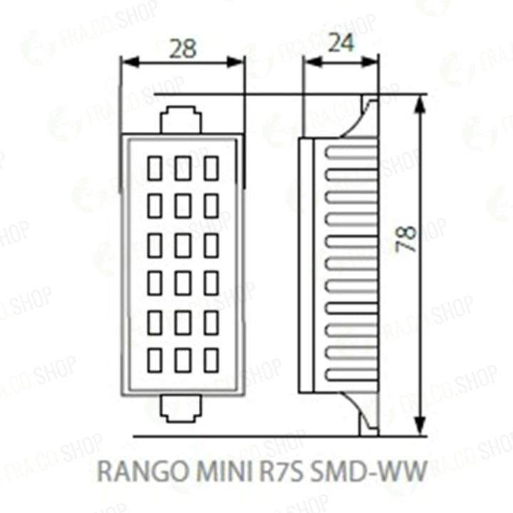LAMPADINA LED RANGO R7S SMD-WW - KANLUX