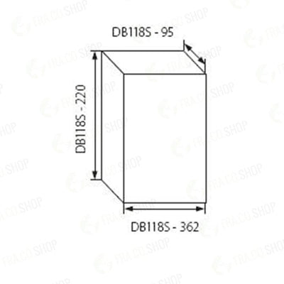 QUADRO DI DISTRIBUZIONE SERIE DB DB118S 1X18P/SMD - KANLUX