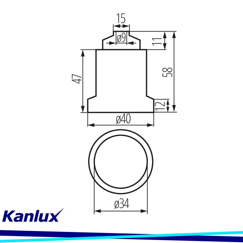 PORTALAMPADA  HLDR-E27-D - KANLUX