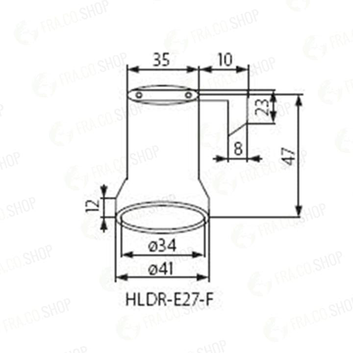 PORTALAMPADA  HLDR-E27-F - KANLUX