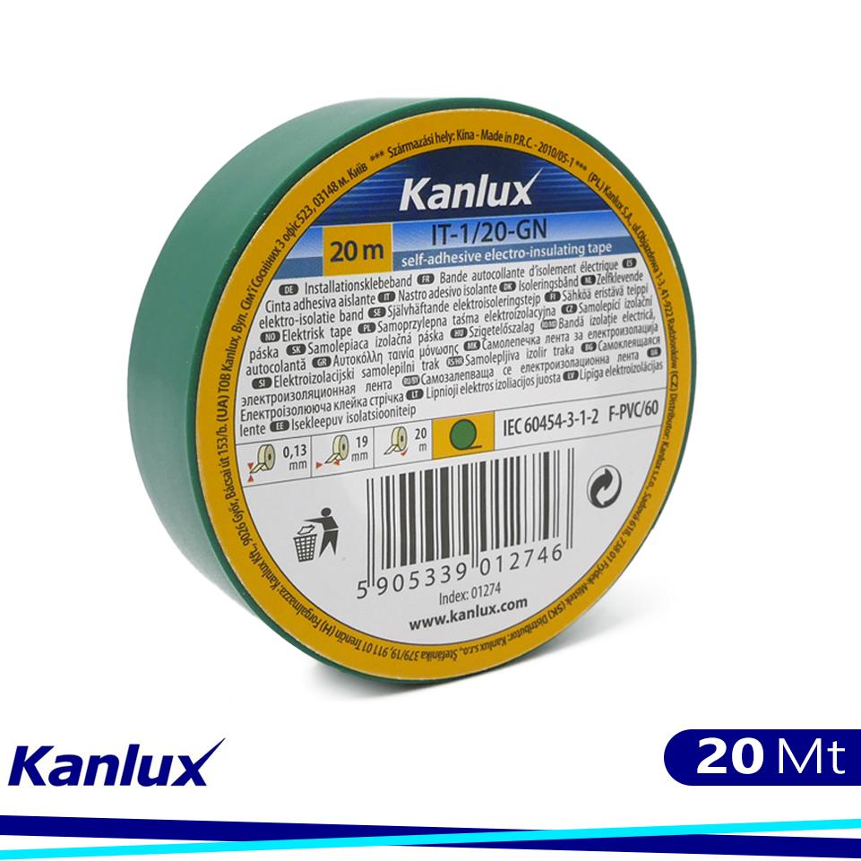 NASTRO ADESIVO ISOLANTE IT-1/20-GN - KANLUX