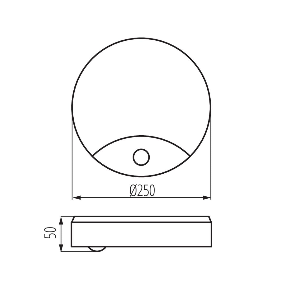 PLAFONIERA LED SANSO LED 15W-NW-SE - KANLUX