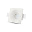 GU10 FITTING SQUADRATO CORPO BIANCO