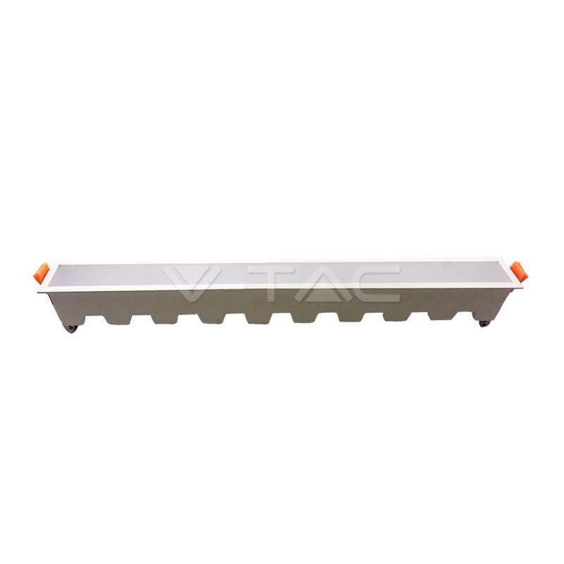 30W LED CORPO LINEARE BIANCO LUCE BIANCA 6400K