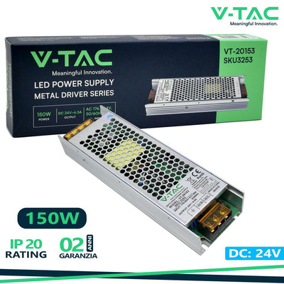 LED POWER SUPPLY 150W 24V IP20 6.5A