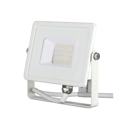 20W LED PROIETTORE SMD SAMSUNG CHIP CORPO BIANCO 6400K
