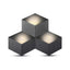 9W LAMPADA DA MURO CORPO NERO 4000K IP20