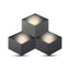 9W LAMPADA DA MURO CORPO NERO 4000K IP20