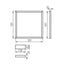 PLAFONIERA A LED AVAR LED 40W  3000K IP20