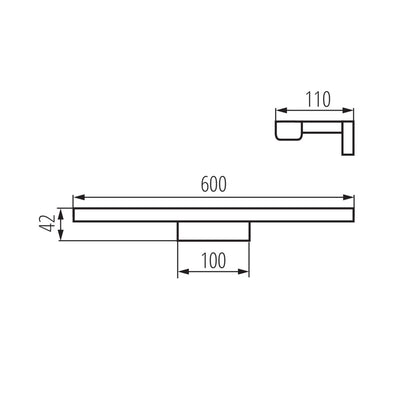 FARETTO LED DA PARETE ASTEN LED IP44 12W-NW - KANLUX