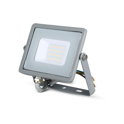 20W LED PROIETTORE SMD SAMSUNG CHIP CORPO GRIGGIO 3000K