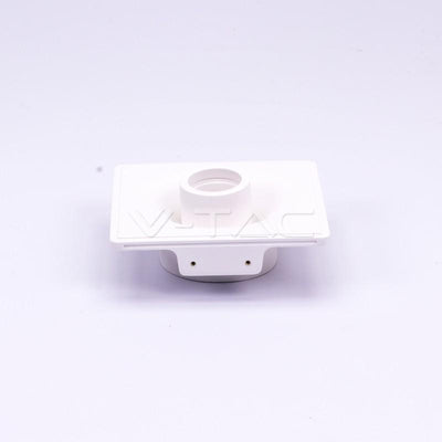 GU10 FITTING GESSO DESIGNER CEILING MOVABLE WITH WHITE BOTTOM QUADRATO
