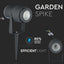 12W LED PICCHETTO PER GIARDINO  CORPO GRIGGIO LUCE VERDE