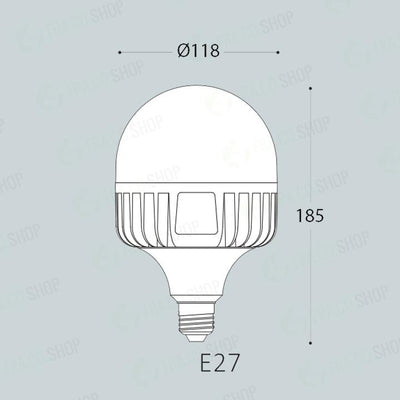 LAMPADINA LED E27 HIGHPOWER 50W 4000K 5000LM