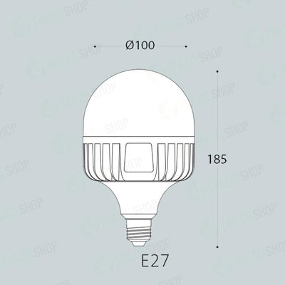 LAMPADINA LED E27 HIGHPOWER 30W 4000K 3300LM
