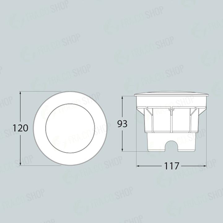 CECI 120 NERO 3W GX53 CCT