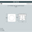 CECI 120 SQUARE NERO SATIN     LED GX53 3W CCT