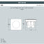 CECI 120 SQUARE NERO SATIN     LED GX53 3W CCT