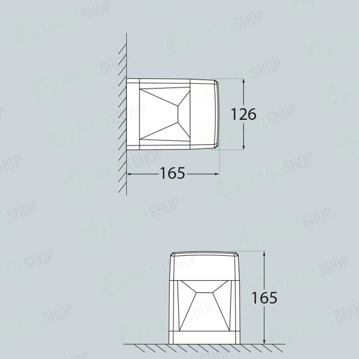ELISA WALL NERO 10W GX53 CCT