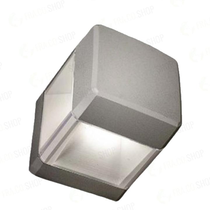 ELISA WALL GRIGIO 10W LED GX53 4000K 800LM