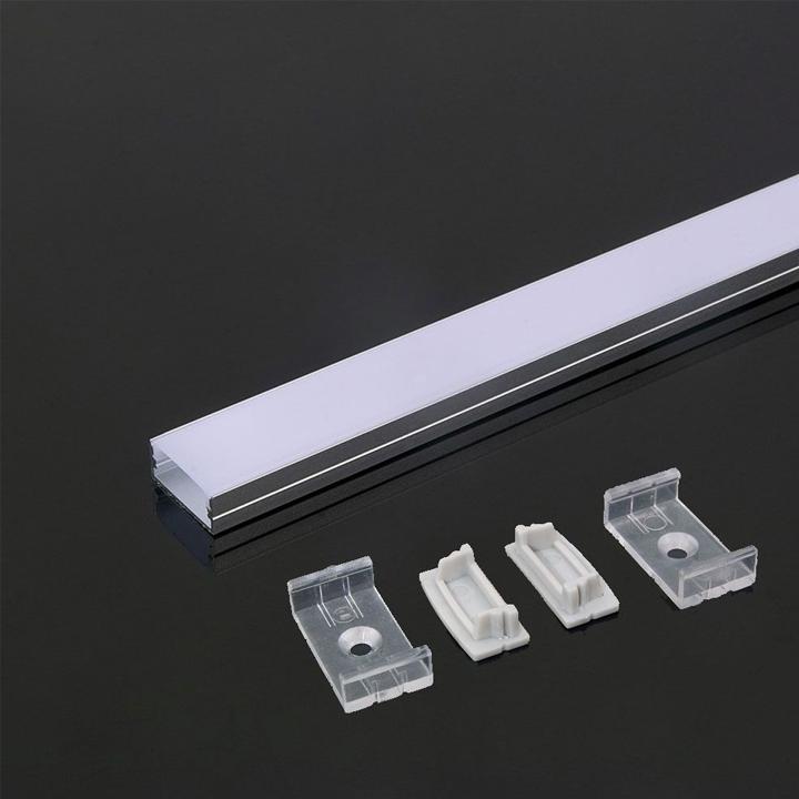 PROFILO IN ALLUMINIO 2000 X 23.5 X 10MM MILKY