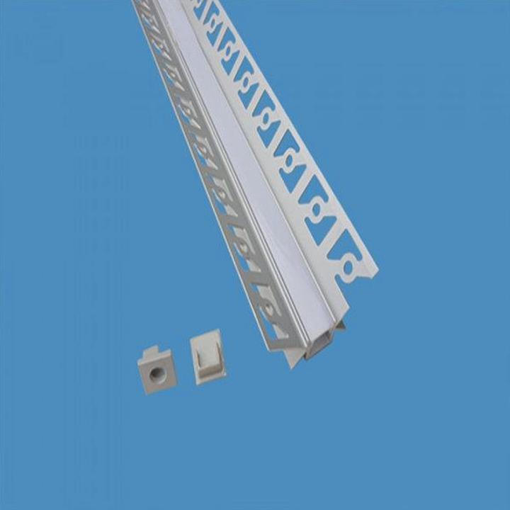 PROFILO IN ALLUMINIO SET MILKY GESSO INNER CORNER 2000MM