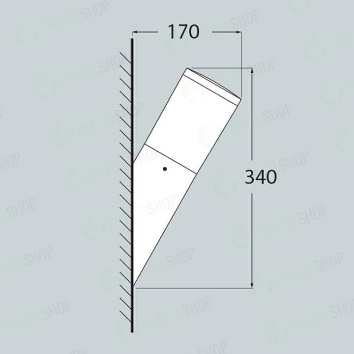 AMELIA FS GRIGIO OPALE E27     8,5W CCT