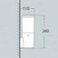 AMELIA WALL BIANCO OPALE 8,5W  LED CCT
