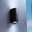 MARTA 90 2L NERO SATIN LED 2X3,5W CCT GU10