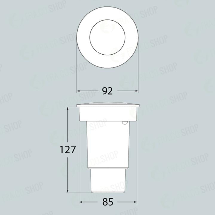 CECI 90 NERO 3,5W CCT GU10 CCT