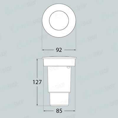 CECI 90 NERO 3,5W CCT GU10 CCT