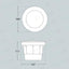 CECI 160 GRIGIO SATIN LED GX53 10W CCT
